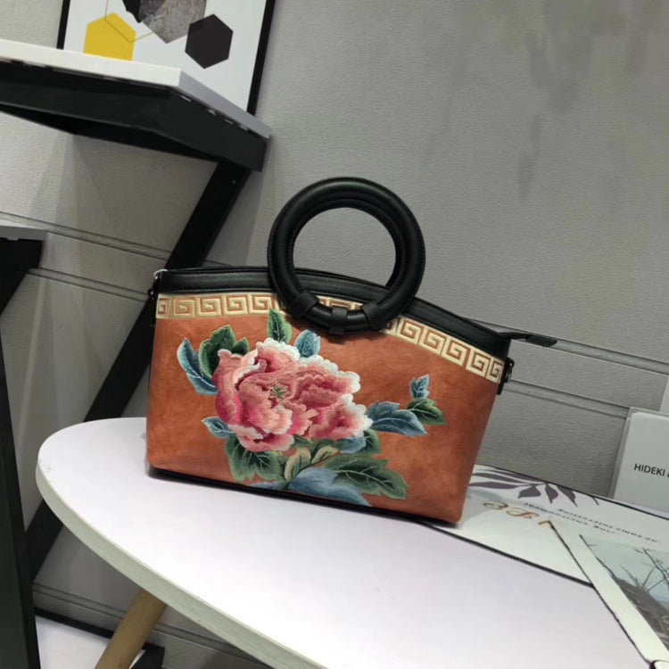 Bags for Women 2025 Retro Chinese Style Embroider with Cheongsam Hand-Held Crossbody Shoulder Bag for Women Jumei 298726
