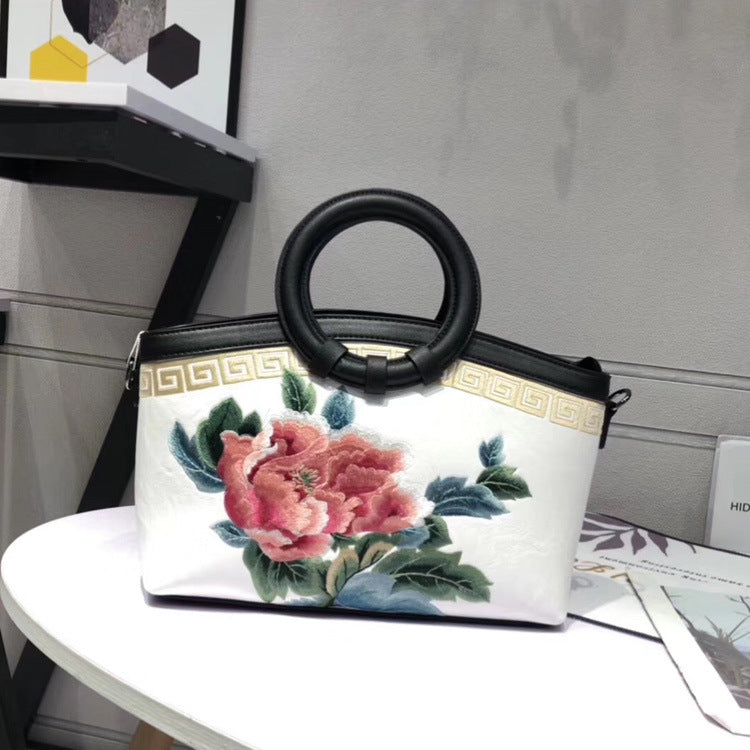 Bags for Women 2025 Retro Chinese Style Embroider with Cheongsam Hand-Held Crossbody Shoulder Bag for Women Jumei 298726