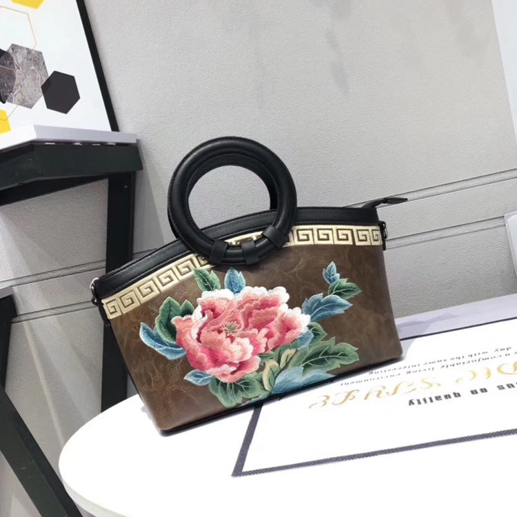 Bags for Women 2025 Retro Chinese Style Embroider with Cheongsam Hand-Held Crossbody Shoulder Bag for Women Jumei 298726