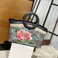 Bags for Women 2025 Retro Chinese Style Embroider with Cheongsam Hand-Held Crossbody Shoulder Bag for Women Jumei 298726