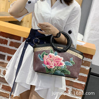 Bags for Women 2025 Retro Chinese Style Embroider with Cheongsam Hand-Held Crossbody Shoulder Bag for Women Jumei 298726