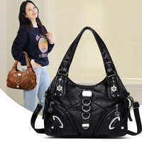 Cross-border Explosions Foreign Trade Women's Bag European and American Women's Bag Trendy Large Capacity Single Room Bag Portable Crossbody Bag Women's Bag Wholesale