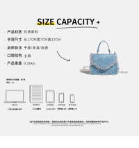 Cross-Border 2026 Chain Bag New Korean Style Versatile Shoulder Crossbody Bag Lightweight Fashionable Light Luxury Cute Envelope Bag