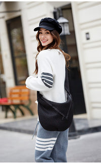 Casual Crossbody Bag for Women, Lightweight, Large Capacity, Simple and Versatile Shoulder Bag, Commuter Bag, Storage Tote, Urban Minimalist Style