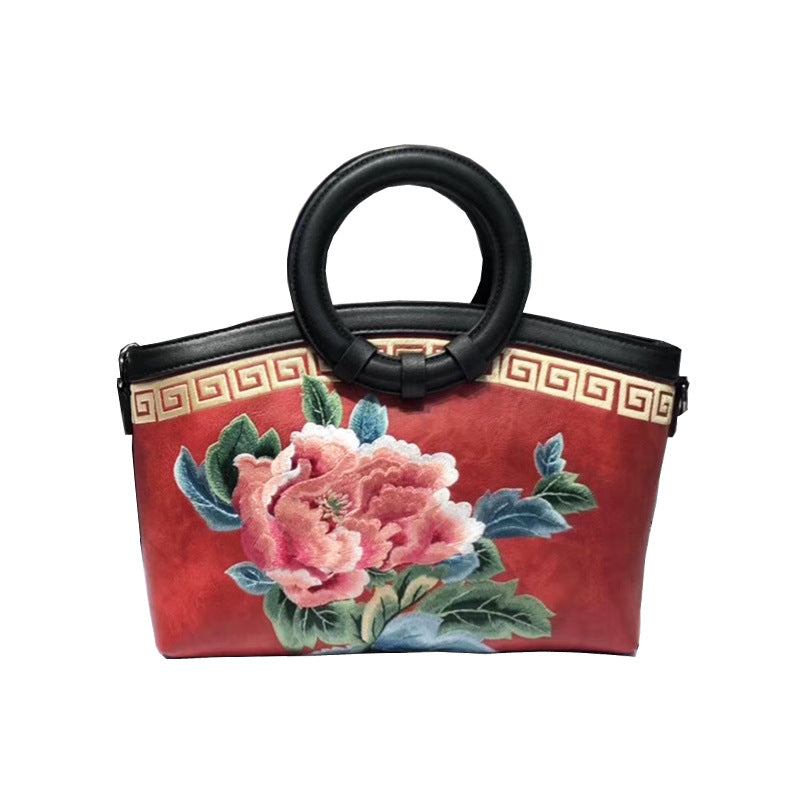 Bags for Women 2025 Retro Chinese Style Embroider with Cheongsam Hand-Held Crossbody Shoulder Bag for Women Jumei 298726