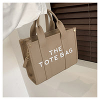 2025 New Printed Simple Tote Bag Large Capacity Letter Handbag Women's Underarm Bag Fashion Shoulder Crossbody Bag