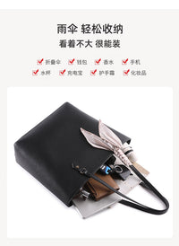 Tote bag large capacity women's high-grade portable women's bag work commuter bag fashionable simple all-match shoulder bag women