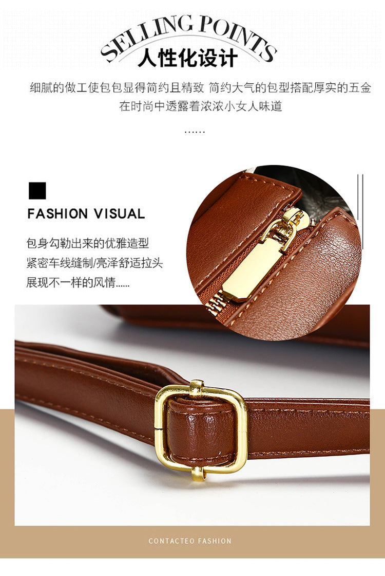 2025 New Style Large Capacity Official Document Tote Bag Retro Texturistic Tote Bag Single Shoulder Hand Bag Women's handbags Bag