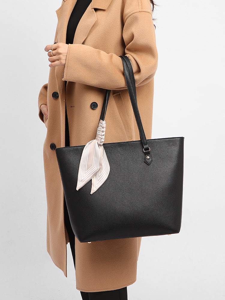 Tote bag large capacity women's high-grade portable women's bag work commuter bag fashionable simple all-match shoulder bag women