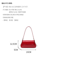 Cross-Border Women's Bag 2026 New Versatile Underarm Bag Casual Urban Style Single Shoulder Simple Small Bag Flap Bag Crossbody Bag