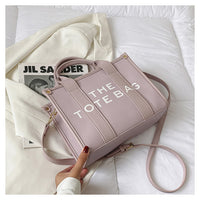 2025 New Printed Simple Tote Bag Large Capacity Letter Handbag Women's Underarm Bag Fashion Shoulder Crossbody Bag