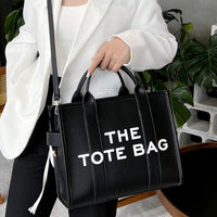 2025 New Printed Simple Tote Bag Large Capacity Letter Handbag Women's Underarm Bag Fashion Shoulder Crossbody Bag
