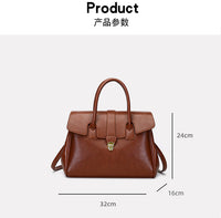 2025 New Style Large Capacity Official Document Tote Bag Retro Texturistic Tote Bag Single Shoulder Hand Bag Women's handbags Bag