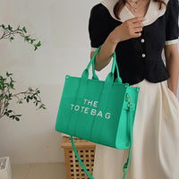 2025 New Printed Simple Tote Bag Large Capacity Letter Handbag Women's Underarm Bag Fashion Shoulder Crossbody Bag