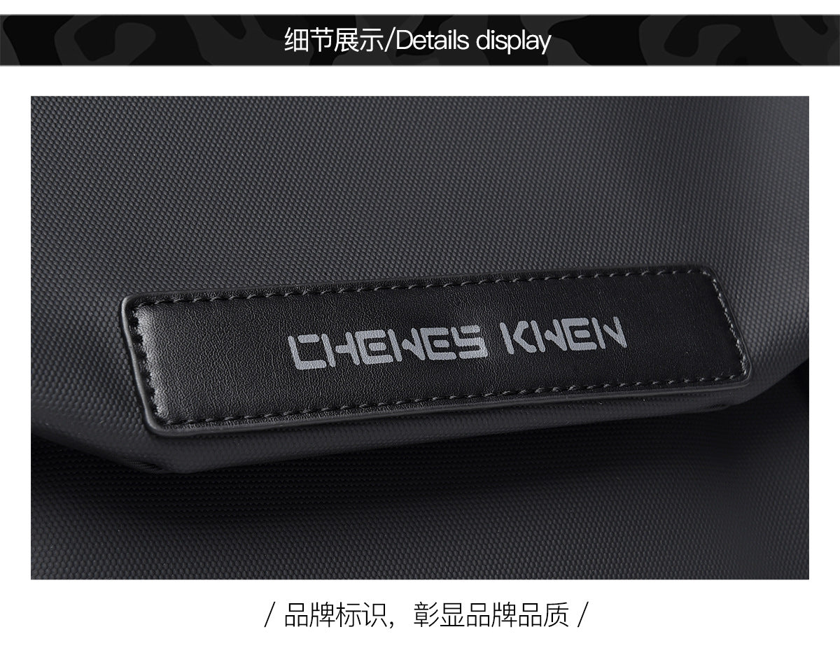 Cross-border Men's Crossbody Bag General Bag Large Capacity Functional Sports Shoulder Bag Trendy Brand Business Backpack