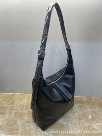 Large-Capacity Women's Shoulder Bucket Bag, Versatile Tote Bag, Fashionable Crossbody Bag, Genuine Leather Women's Handbag
