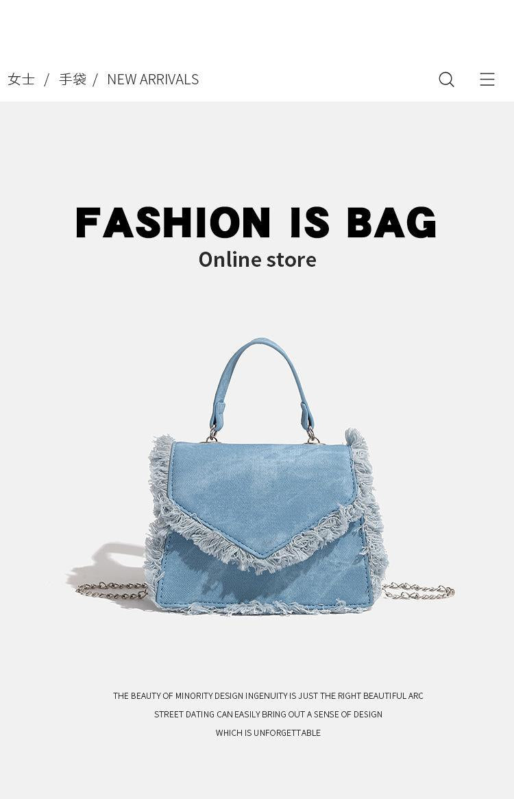 Cross-Border 2026 Chain Bag New Korean Style Versatile Shoulder Crossbody Bag Lightweight Fashionable Light Luxury Cute Envelope Bag
