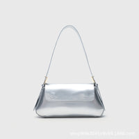 Cross-Border Women's Bag 2026 New Versatile Underarm Bag Casual Urban Style Single Shoulder Simple Small Bag Flap Bag Crossbody Bag