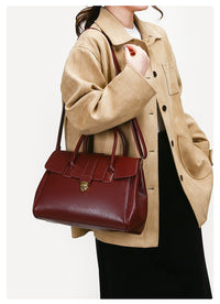 2025 New Style Large Capacity Official Document Tote Bag Retro Texturistic Tote Bag Single Shoulder Hand Bag Women's handbags Bag