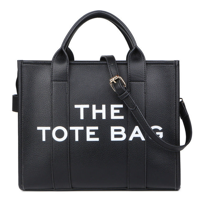 2025 New Printed Simple Tote Bag Large Capacity Letter Handbag Women's Underarm Bag Fashion Shoulder Crossbody Bag