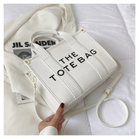 2025 New Printed Simple Tote Bag Large Capacity Letter Handbag Women's Underarm Bag Fashion Shoulder Crossbody Bag