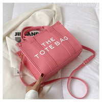 2025 New Printed Simple Tote Bag Large Capacity Letter Handbag Women's Underarm Bag Fashion Shoulder Crossbody Bag