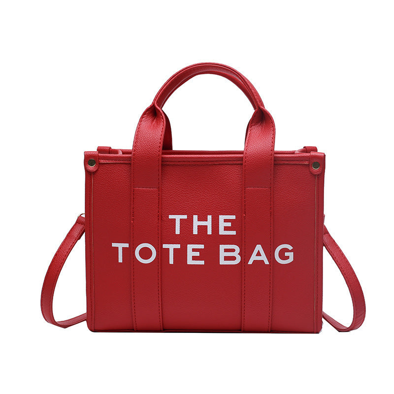 2025 New Printed Simple Tote Bag Large Capacity Letter Handbag Women's Underarm Bag Fashion Shoulder Crossbody Bag
