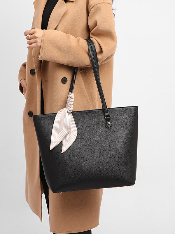 Tote bag large capacity women's high-grade portable women's bag work commuter bag fashionable simple all-match shoulder bag women