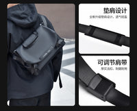 Cross-border Men's Crossbody Bag General Bag Large Capacity Functional Sports Shoulder Bag Trendy Brand Business Backpack