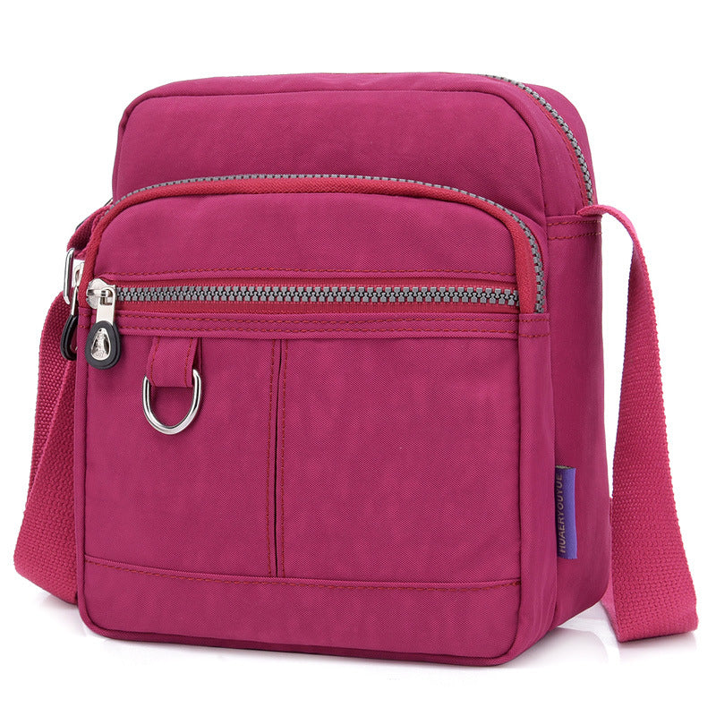 Huayuer 2026 New Women's Bag Casual Water-Repellent Nylon Shoulder Bag Simple Bag Crossbody Bag Wholesale