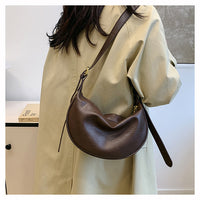 Cross-border Women's Bag Popular Retro Bag Women's New Fashion Texturized Shoulder Bag Retro Commuter Crossbody Dumpling Bag