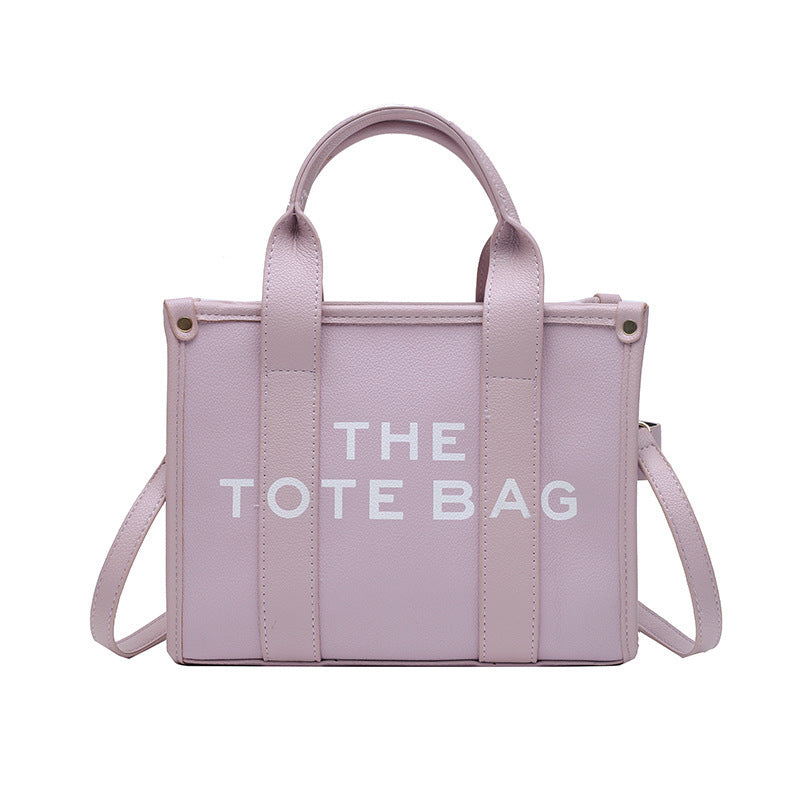 2025 New Printed Simple Tote Bag Large Capacity Letter Handbag Women's Underarm Bag Fashion Shoulder Crossbody Bag
