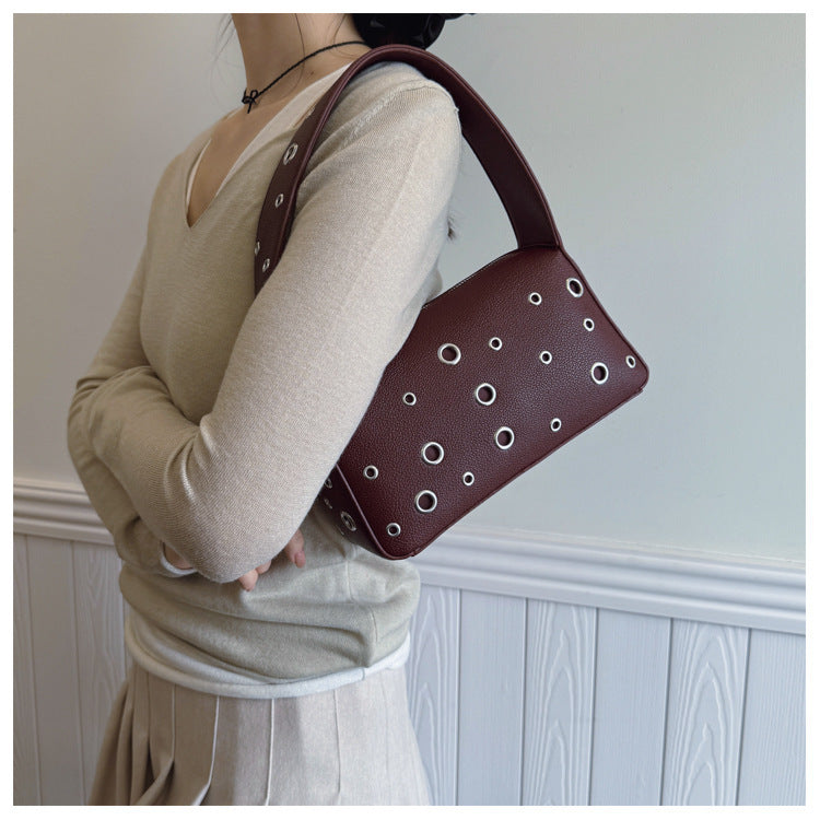 Cross-Border 2025 New Style Bag Women's Fashionable Texture Chest Crossbody Bag Versatile Ins Shoulder Bag for Women