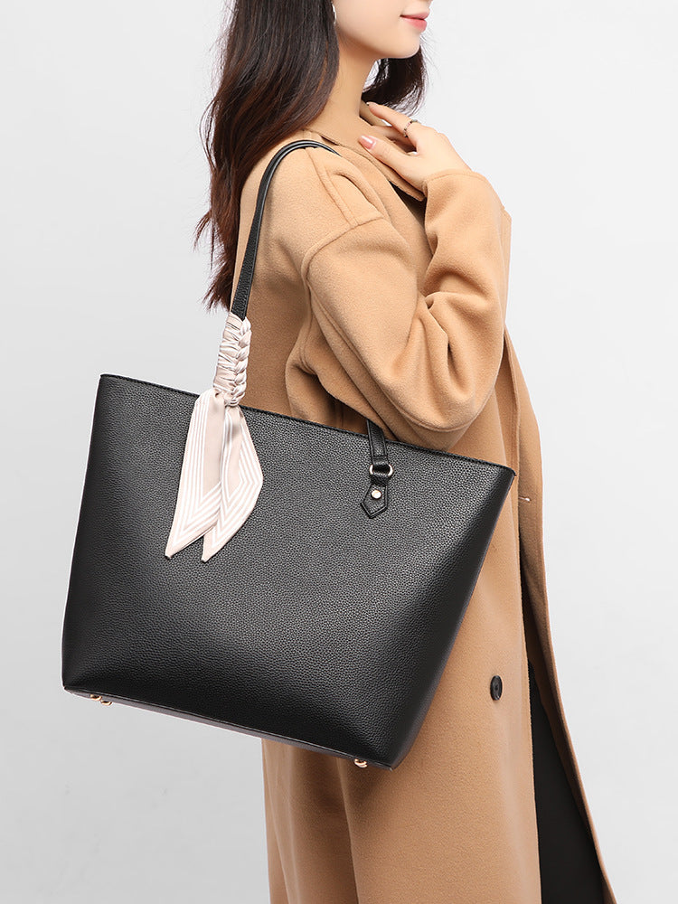 Tote bag large capacity women's high-grade portable women's bag work commuter bag fashionable simple all-match shoulder bag women