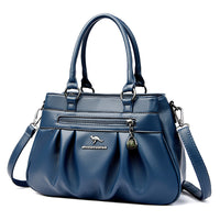Cross-border women's bag 2024 new European and American retro women's bag simple fashion shoulder slung multi-layer large bag a generation of hair