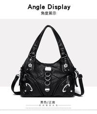 Cross-border Explosions Foreign Trade Women's Bag European and American Women's Bag Trendy Large Capacity Single Room Bag Portable Crossbody Bag Women's Bag Wholesale
