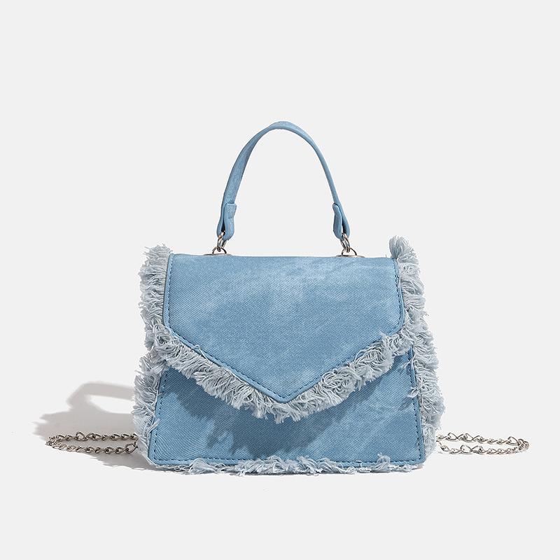 Cross-Border 2026 Chain Bag New Korean Style Versatile Shoulder Crossbody Bag Lightweight Fashionable Light Luxury Cute Envelope Bag
