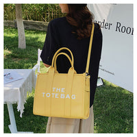2025 New Printed Simple Tote Bag Large Capacity Letter Handbag Women's Underarm Bag Fashion Shoulder Crossbody Bag