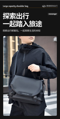 Cross-border Men's Crossbody Bag General Bag Large Capacity Functional Sports Shoulder Bag Trendy Brand Business Backpack
