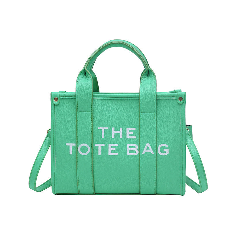 2025 New Printed Simple Tote Bag Large Capacity Letter Handbag Women's Underarm Bag Fashion Shoulder Crossbody Bag