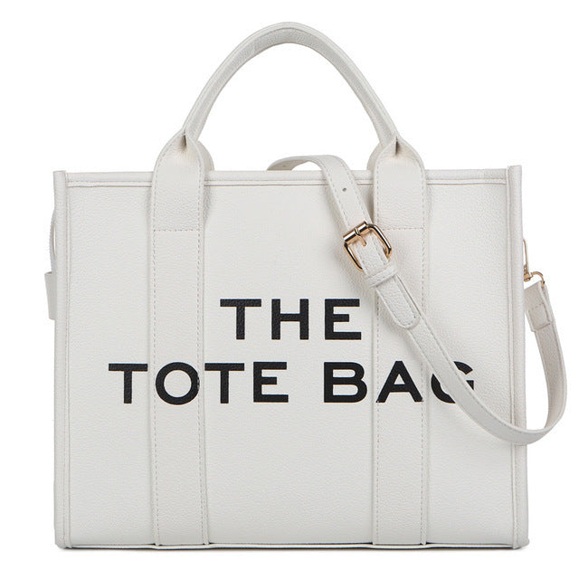 2025 New Printed Simple Tote Bag Large Capacity Letter Handbag Women's Underarm Bag Fashion Shoulder Crossbody Bag