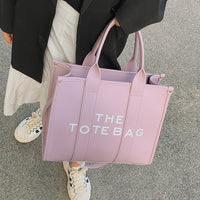 2025 New Printed Simple Tote Bag Large Capacity Letter Handbag Women's Underarm Bag Fashion Shoulder Crossbody Bag