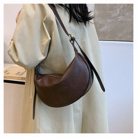 Cross-border Women's Bag Popular Retro Bag Women's New Fashion Texturized Shoulder Bag Retro Commuter Crossbody Dumpling Bag