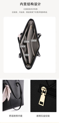 Tote bag large capacity women's high-grade portable women's bag work commuter bag fashionable simple all-match shoulder bag women