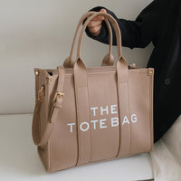 2025 New Printed Simple Tote Bag Large Capacity Letter Handbag Women's Underarm Bag Fashion Shoulder Crossbody Bag