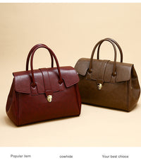 2025 New Style Large Capacity Official Document Tote Bag Retro Texturistic Tote Bag Single Shoulder Hand Bag Women's handbags Bag