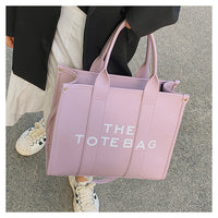 2025 New Printed Simple Tote Bag Large Capacity Letter Handbag Women's Underarm Bag Fashion Shoulder Crossbody Bag