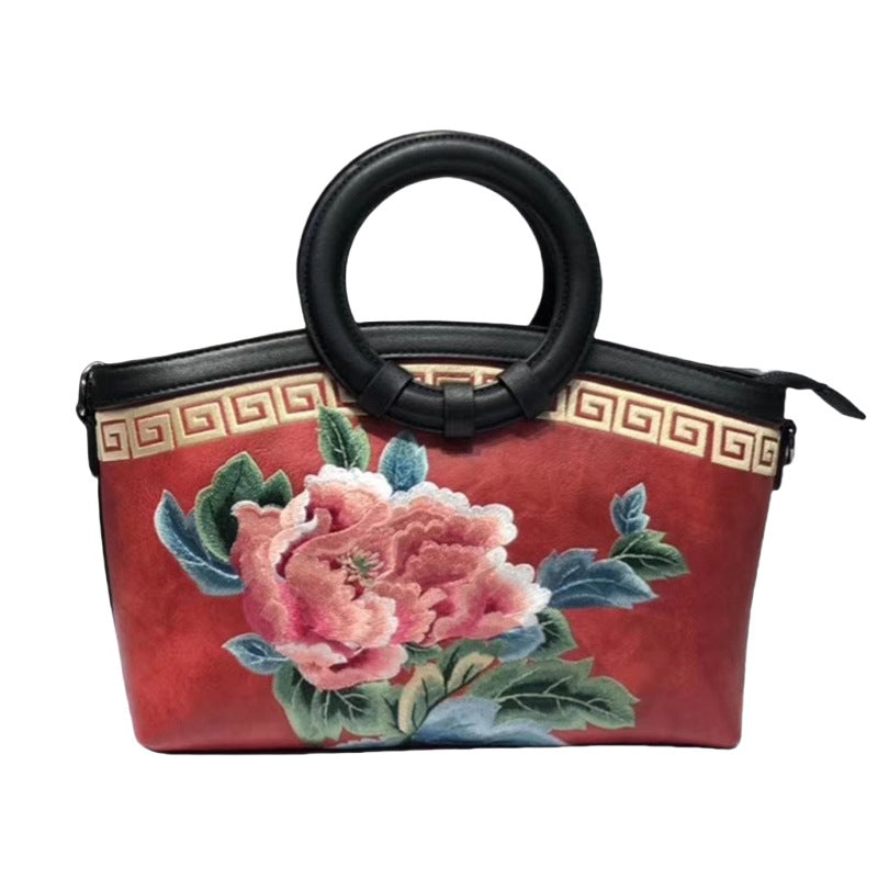 Bags for Women 2025 Retro Chinese Style Embroider with Cheongsam Hand-Held Crossbody Shoulder Bag for Women Jumei 298726