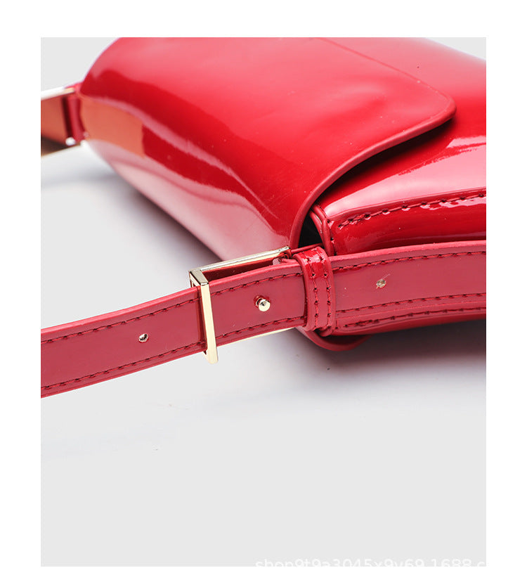 Cross-Border Women's Bag 2026 New Versatile Underarm Bag Casual Urban Style Single Shoulder Simple Small Bag Flap Bag Crossbody Bag
