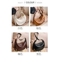 Cross-border Women's Bag Popular Retro Bag Women's New Fashion Texturized Shoulder Bag Retro Commuter Crossbody Dumpling Bag